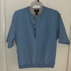 Antigua Short Sleeve Henley Pullover